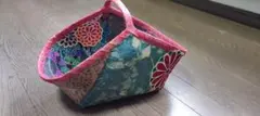 一閑張り バッグ 手付きカゴのサムネイル