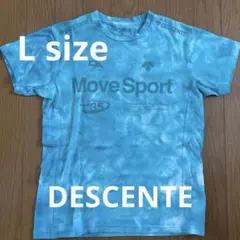 DESCENTE Move Sport Tシャツ Lサイズ 水色