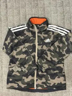 adidas ウィンドブレーカー 130 迷彩 キッズ ジャケット