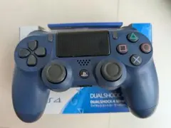 ほぼ未使用　PS4 コントローラー 純正 ミッドナイトブルー