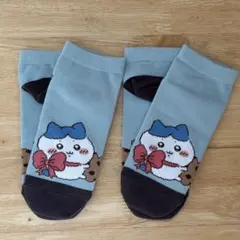 ハチワレ　2足セット　しまむら バレンタイン ソックス 靴下 23〜25cm