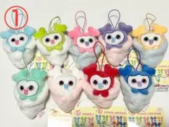 ①TWICE LOVELYS GIGO限定 おくるみまスコット 全9種セット