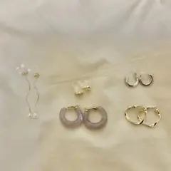 イヤリング5点まとめ売りセット