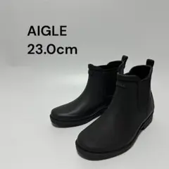 AIGLE ネイビー チェルシーブーツ - メルカリ