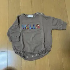 Shark Kid's ブラウンロンパース 70