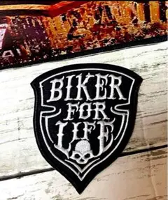 【新品❣️】Biker for life アイロン　接着　ワッペン