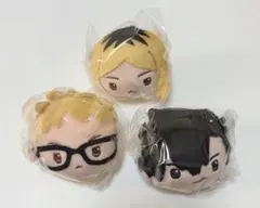 ハイキュー ぬいぐるみクリップ 孤爪研磨 黒尾鉄朗 月島蛍 3点セット