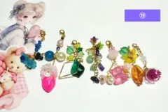 ⑱、オリジナル天然石チャームセット(๑´`๑)♡