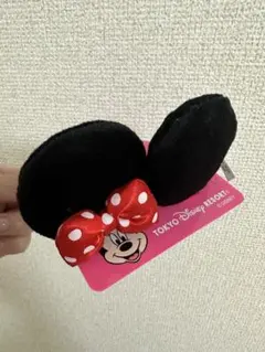 ミニーマウス 耳型ヘアピン パッチン・ミニー