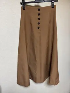 NATURAL BEAUTY BASIC フレアスカート ブラウン