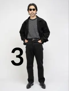 （ODYさん専用）KAJA MEDIUM BAGGY BLACK DENIM 3 KAJA MEDIUM BAGGY BLACK DENIM PANTS L 3 - メルカリ