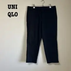 ユニクロ　UNIQLO　クロップドパンツ　ブラック