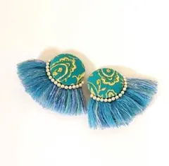 leschats イヤリング ハンドメイド used