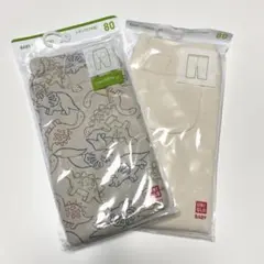 UNIQLO ベビー レギンス 7分丈 80cm 2枚セット