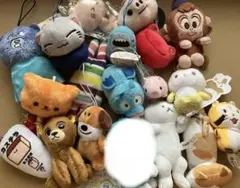 ヴィンテージ　ぬいぐるみ　キーホルダー　2点まとめ サンリオ ヴィンテージレトロ ビルデュオ ペアボールチェーン