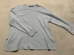 ZARA 水色　ニット