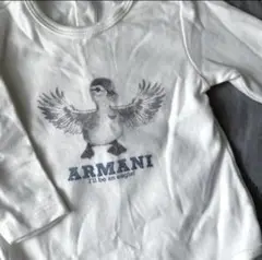 ARMANI Baby 長袖ロンパース カバーオール コットン 60