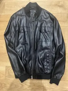ZARA ザラ　メンズ　L フェイクレザージャケット