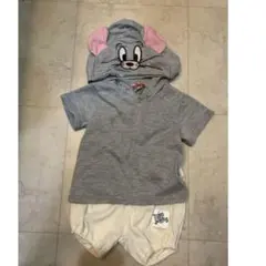 新品　Tom and Jerry ベビー用　セットアップ　90