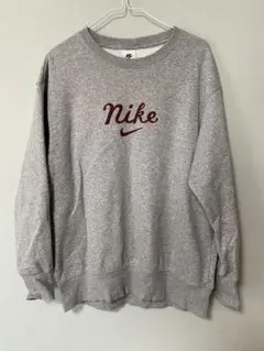 Nike グレー クルーネック トレーナー S