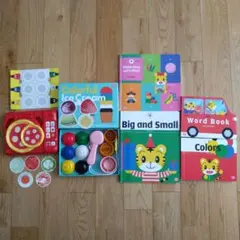 こどもちゃれんじぽけっとイングリッシュ　知育玩具、絵本セット