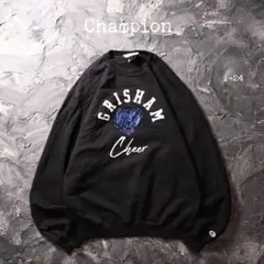 Champion トレーナー GRISHAM くまチームロゴ　ブラック