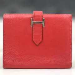 美品 HERMES エルメス ケリーポケット シェーブル Y 財布 コイン