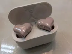 ハート型ピンクワイヤレスイヤホン