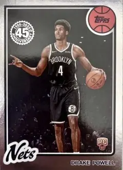 【1394】Nets Drake Powell RC Topps