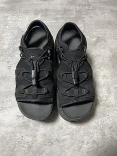 NIKE 厚底スポーツサンダル ブラック