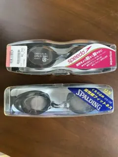 Speedo aquavisor & SPALDING ゴーグルセット