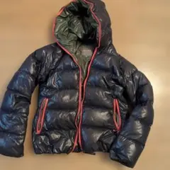 DUVETICA フード付きダウンジャケット 42サイズ ピンク ネイビー