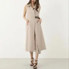 riendaベージュ ロングジレのサムネイル