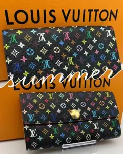LOUIS VUITTON モノグラム・マルチカラー ポルトフォイユ・サラ長財布のサムネイル