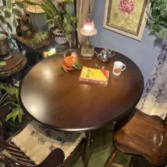 ヴィンテージ カリモク　コロニアル ダイニングテーブル　カスタマイズモデル