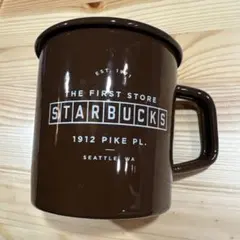 値下げ！早い者勝ち！【シアトル限定】スターバックス 1号店 マグカップ　ホーロー