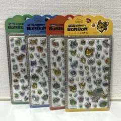 【韓国限定・新作】ポケモン　キャンディボンボンステッカー　4枚セット