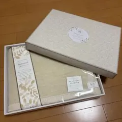 素材の匠 ボタニカル・ダイ 8重織ガーゼ毛布