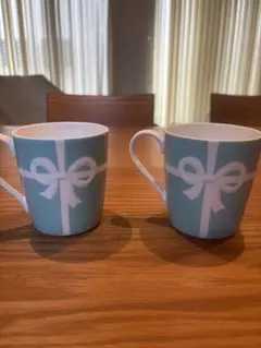 大皿 ペア Tiffany & Co. ティファニー ブルーリボン 2枚セット