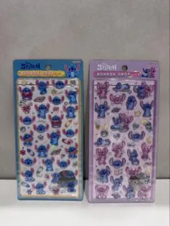 正規品　ボンボンドロップシール　ディズニー　第二弾　スティッチ　2枚セット