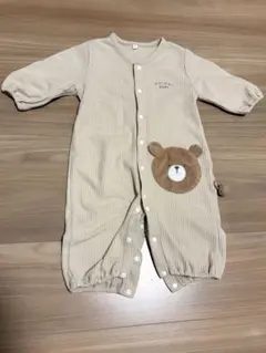 ANIMAL BABY くま ロンパース カバーオール