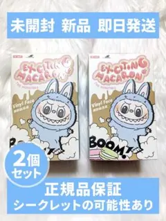 【未開封＆正規品】2個 ラブブ マカロン Labubu Macaron 箱凹み