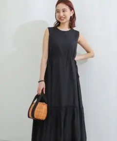B:MING by BEAMS ティアード ノースリーブ マキシ ワンピース