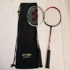 バドミントンラケット 2本 アルミ ヨネックス YONEX GR-414 - メルカリ