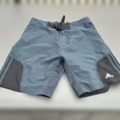 adidas response メンズランニングパンツ　ボトムス ダークグレー