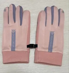SPORT LOVE 手袋 防寒 タッチ対応 ピンク