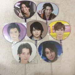 松本潤　ミニうちわ　まとめ売り　7枚セット　嵐　ARASHI