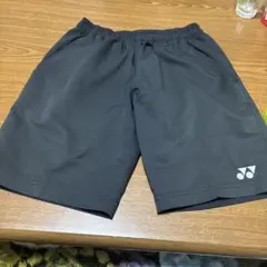 YONEX ブラック ハーフパンツ JP S
