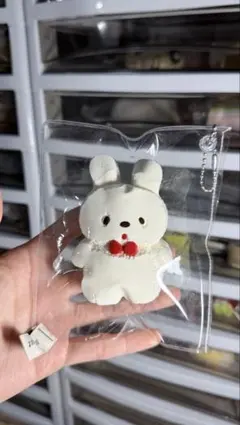も*す様 白いウサギのぬいぐるみ風スクイーズ触り心地お勧め
