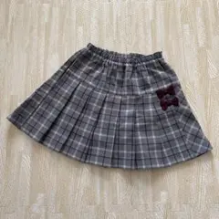 KPニットプランナー★チェックスカート(パンツ付)